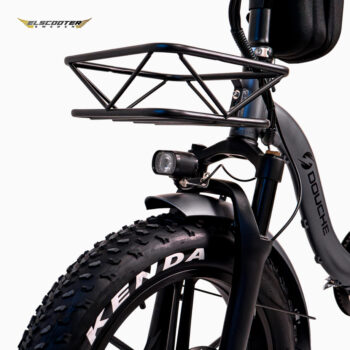 Elscooter Sweden Gra Elcykel 1 1 scaled 1 Elcykel DOUCHEBIKE Elcykel DOUCHEBIKE 1000W SVAN - hopfällbar - räckvidd 100km