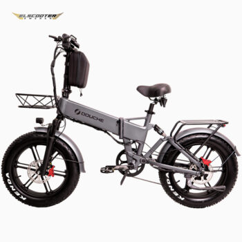 Elscooter Sweden Gra Elcykel 3 2 scaled 1 Elcykel DOUCHEBIKE 1000W STIL Elcykel DOUCHEBIKE 1000W STIL - hopfällbar - räckvidd 100km