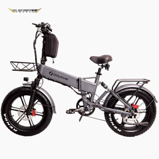 Elscooter Sweden Gra Elcykel 3 2 scaled 1 Electric Bike DOUCHEBIKE 1000W STYLE Electric Bike DOUCHEBIKE 1000w STYLE - Foldable - Range 100km