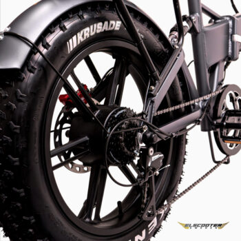 Elscooter Sweden Gra Elcykel 7 scaled 1 Elcykel DOUCHEBIKE 1000W STIL Elcykel DOUCHEBIKE 1000W STIL - hopfällbar - räckvidd 100km