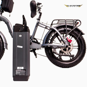 Elscooter Sweden Gra Elcykel 9 1 scaled 1 Elcykel DOUCHEBIKE Elcykel DOUCHEBIKE 1000W SVAN - hopfällbar - räckvidd 100km