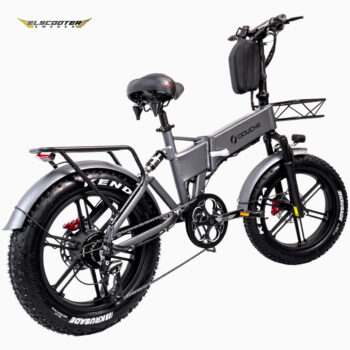 Elscooter Sweden Gra Elcykel 9 scaled 1 Elcykel DOUCHEBIKE 1000W STIL Elcykel DOUCHEBIKE 1000W STIL - hopfällbar - räckvidd 100km