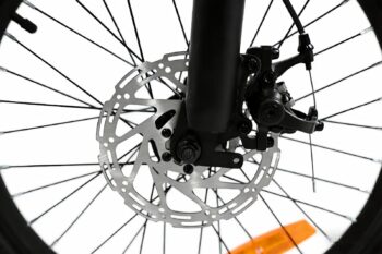 douchebike fold front break Douchebike FOLD is a compact folding e-bike for commuting, the summer house and camping. 60 km range, 25 km/h and CE certified. Order today. Douchebike FOLD – Folding e-bike with 60 km range and suspension fork
