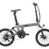 douchebike fold grey side 1 Douchebike FOLD – Bicicleta eléctrica plegable con 60 km de autonomía y horquilla con suspensión