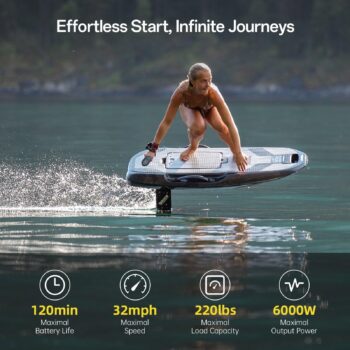 Waydoo EVO Master 3 Waydoo Flyer EVO Master är ett premium eFoil paket med 75L carbonbräda, 6 kW motor och 2300Wh batteri. Frakt ingår i Priset - Beställ ditt eFoil paket idag! Waydoo Flyer EVO Master – eFoil med 6 kW motor och 75L carbonbräda