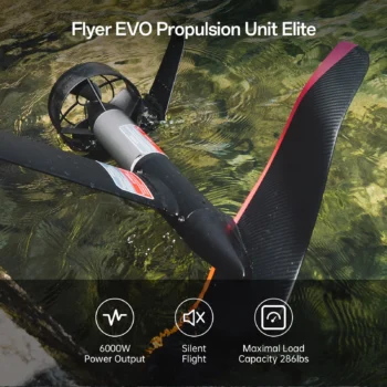 Waydoo EVO Master 6 f349d056 4e07 4859 8d03 0bcdcd496d68 Waydoo Flyer EVO Master är ett premium eFoil paket med 75L carbonbräda, 6 kW motor och 2300Wh batteri. Frakt ingår i Priset - Beställ ditt eFoil paket idag! Waydoo Flyer EVO Master – eFoil med 6 kW motor och 75L carbonbräda