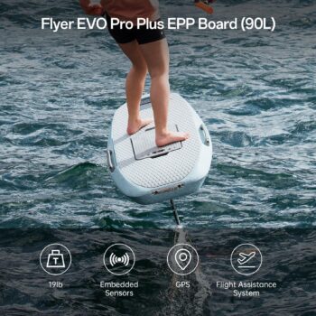 Waydoo EVO Pro Plus 5 Waydoo EVO Pro är en kraftfull e-foil med 6 kW motor, GPS och flight assist. Frakt ingår i priset - <span style="font-size: 14.4px;">Beställ eldriven surfbräda för sportig åkning idag.</span> Waydoo Flyer EVO Pro – e-foil med 6 kW motor och GPS